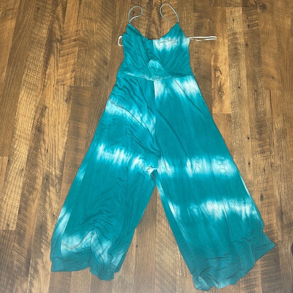 Blue jumpsuit